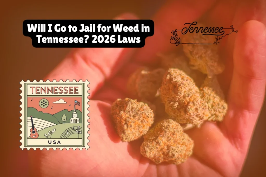 Yes, you can go to jail for weed possession in Tennessee. First-offense possession of half an ounce or less is a Class A misdemeanor punishable by up to one year in jail and up to $250 fine. Tennessee's marijuana laws remain among the strictest in America, with no medical program and harsh penalties even for small amounts. On January 1, 2026, Tennessee enacted HB 1376, which effectively banned THCa products and transferred hemp regulation to the Alcoholic Beverage Commission.