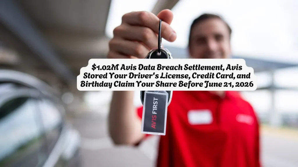 $1.02M Avis Data Breach Settlement, Avis Stored Your Driver's License, Credit Card, and Birthday Claim Your Share Before June 21, 2026