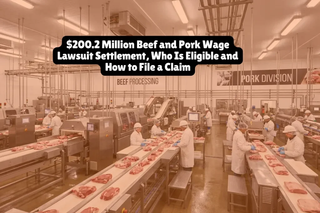 $200.2 Million Beef and Pork Wage Lawsuit Settlement, Who Is Eligible and How to File a Claim