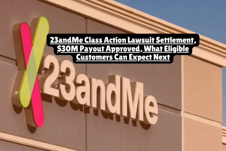 23andMe Class Action Lawsuit Settlement, $30M Payout Approved What Eligible Customers Can Expect Next