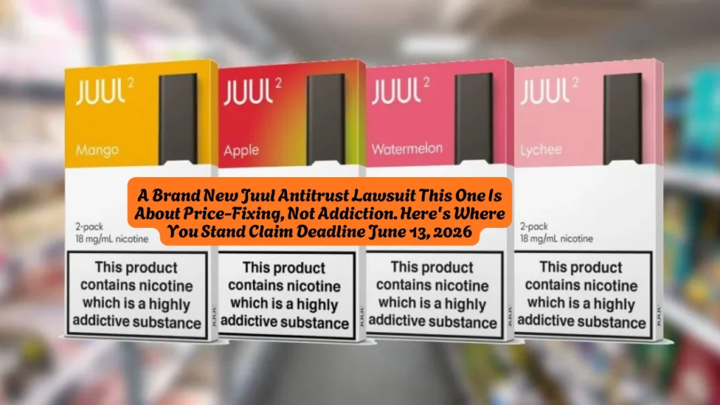 A Brand New Juul Antitrust Lawsuit This One Is About Price-Fixing, Not Addiction. Here's Where You Stand Claim Deadline June 13, 2026 1 A Brand New Juul Antitrust Lawsuit This One Is About Price-Fixing, Not Addiction. Here's Where You Stand Claim Deadline June 13, 2026