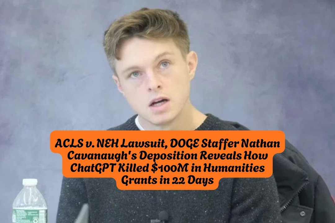 DOGE 직원 Nathan Cavanaugh 증언 장면