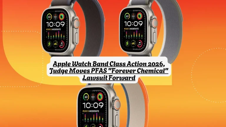 Apple Watch Band Class Action 2026, Judge Moves PFAS "Forever Chemical" Lawsuit Forward