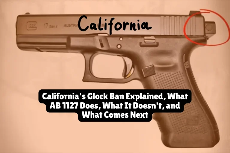 California's Glock Ban Explained, What AB 1127 Does, What It Doesn't, and What Comes Next