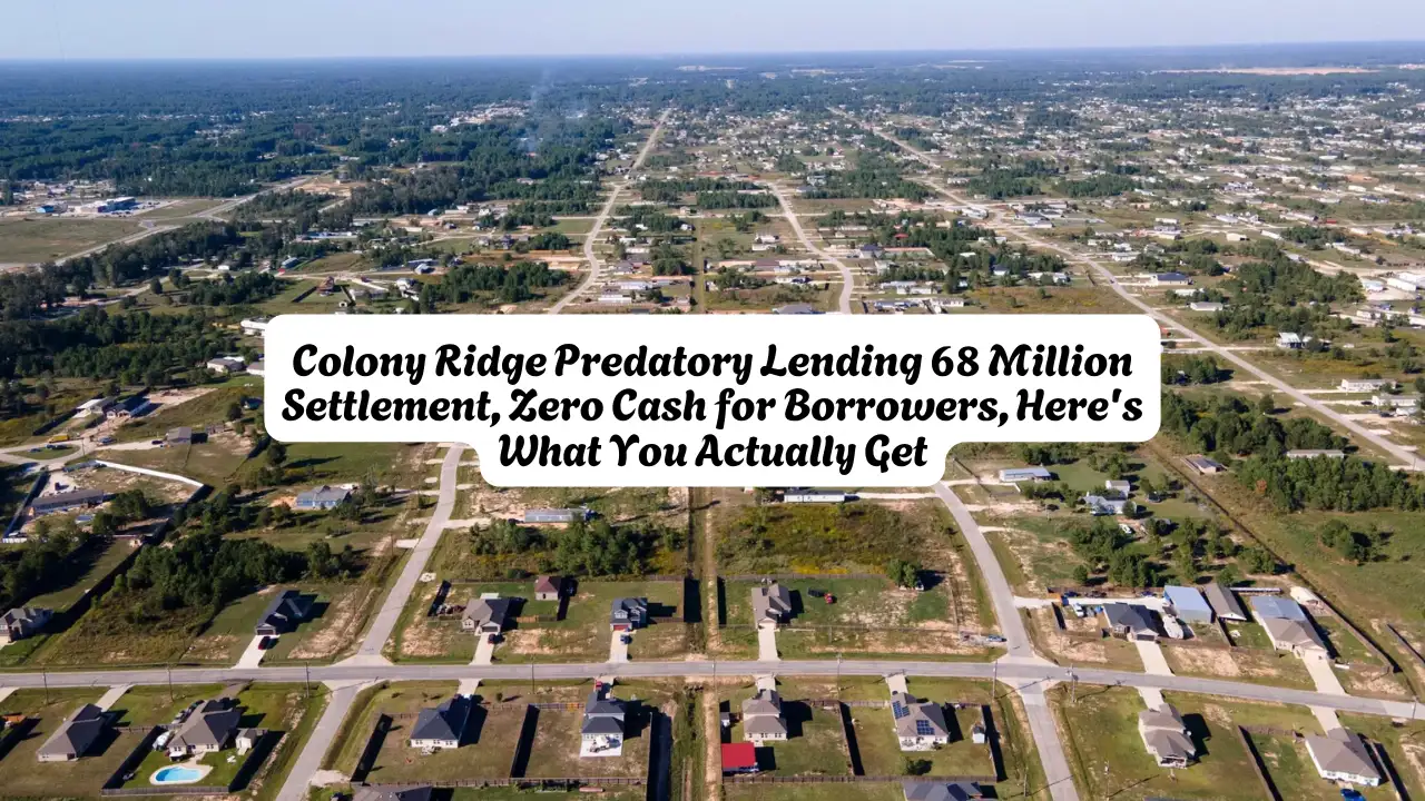 Colony Ridge Demeographic Chart Colony Ridge $68M Settlement: What Hispanic Borrowers Get