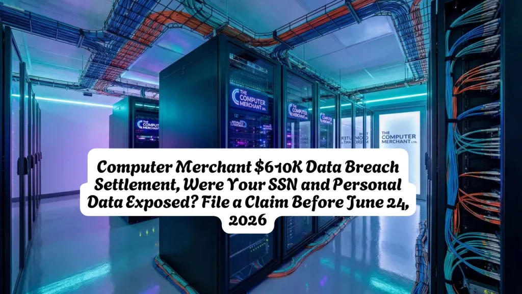 Computer Merchant $610K Data Breach Settlement, Were Your SSN and Personal Data Exposed? File a Claim Before June 24, 2026 1 Computer Merchant $610K Data Breach Settlement, Were Your SSN and Personal Data Exposed File a Claim Before June 24, 2026