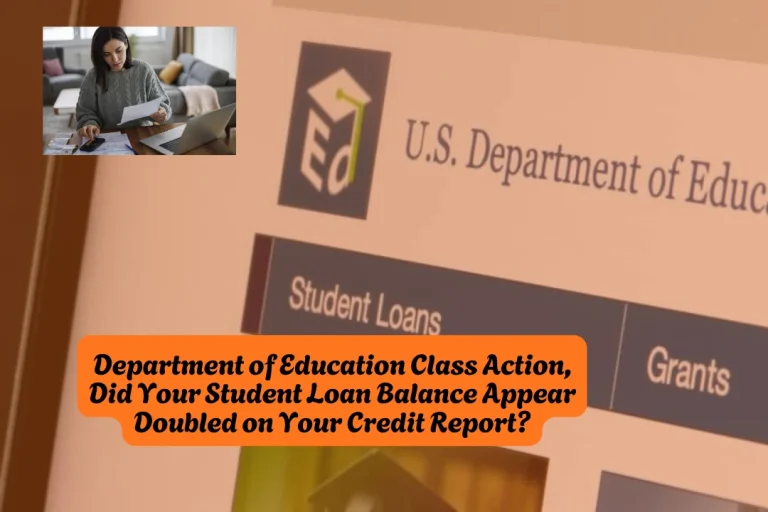 Department of Education Class Action, Did Your Student Loan Balance Appear Doubled on Your Credit Report