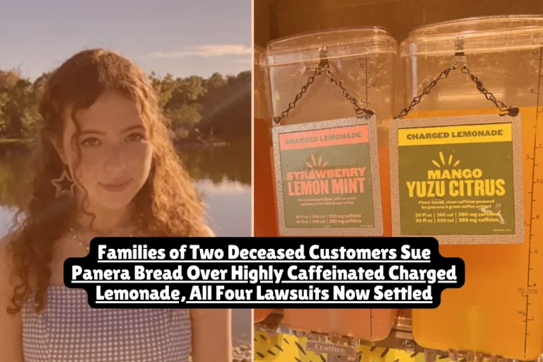 Families of Two Deceased Customers Sue Panera Bread Over Highly Caffeinated Charged Lemonade, All Four Lawsuits Now Settled