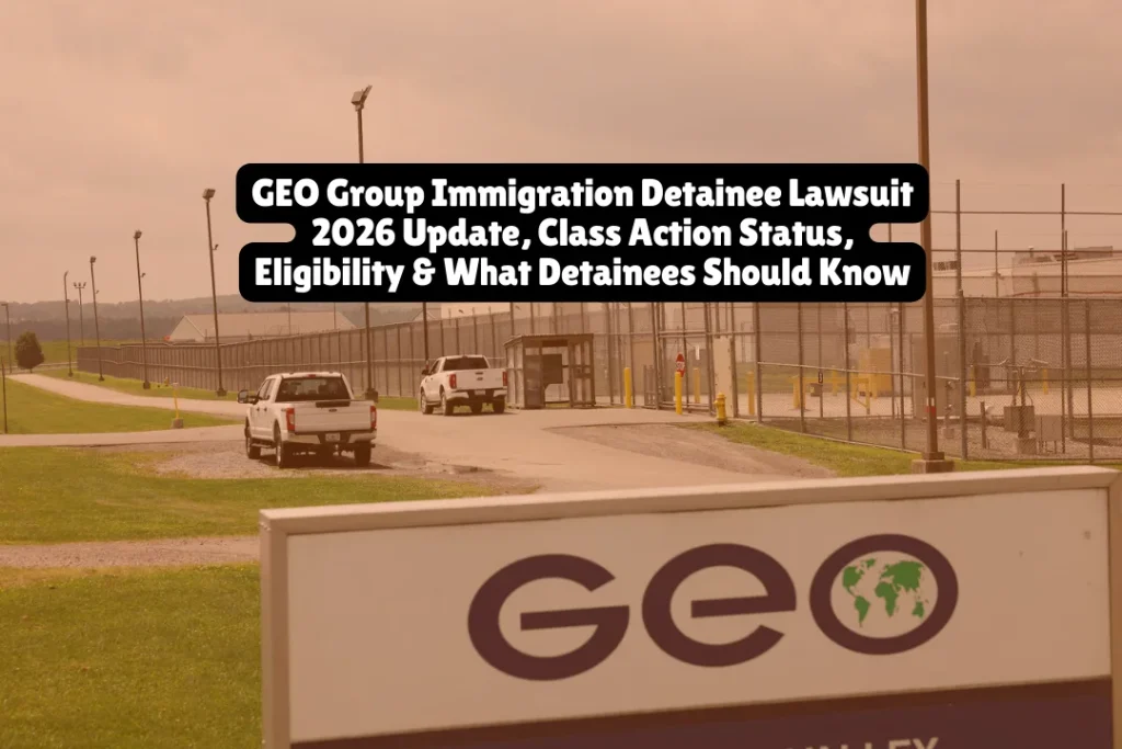 GEO Group Immigration Detainee Lawsuit 2026 Update, Class Action Status, Eligibility & What Detainees Should Know