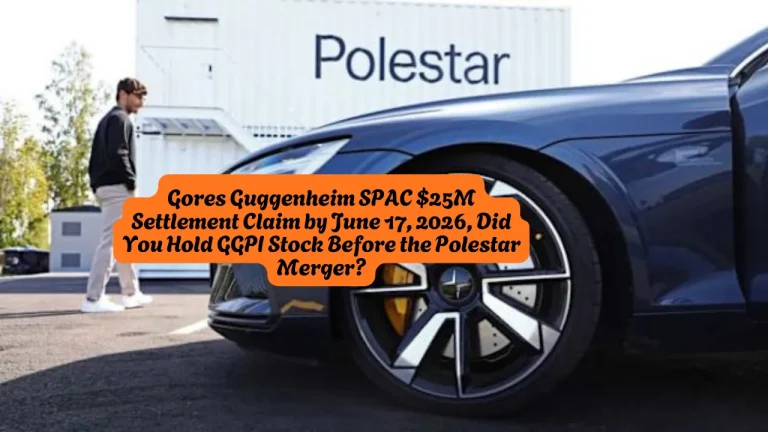 Gores Guggenheim SPAC $25M Settlement Claim by June 17, 2026, Did You Hold GGPI Stock Before the Polestar Merger