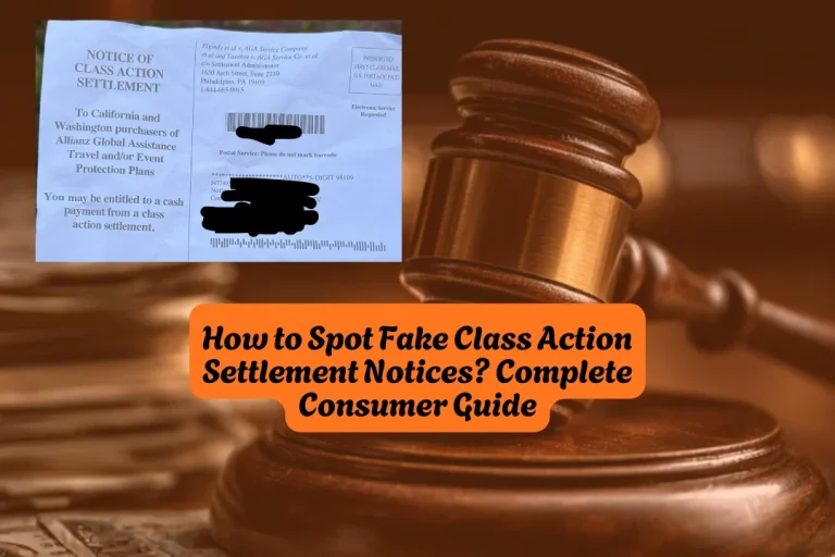 How to Spot Fake Class Action Settlement Notices Complete Consumer Guide