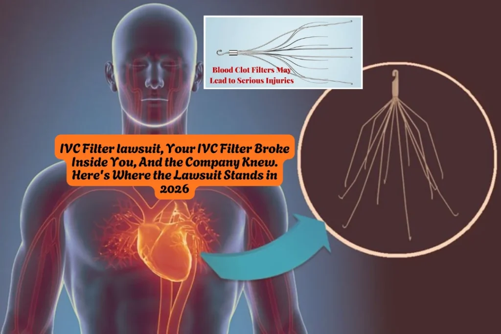 IVC Filter lawsuit, Your IVC Filter Broke Inside You, And the Company Knew. Here's Where the Lawsuit Stands in 2026