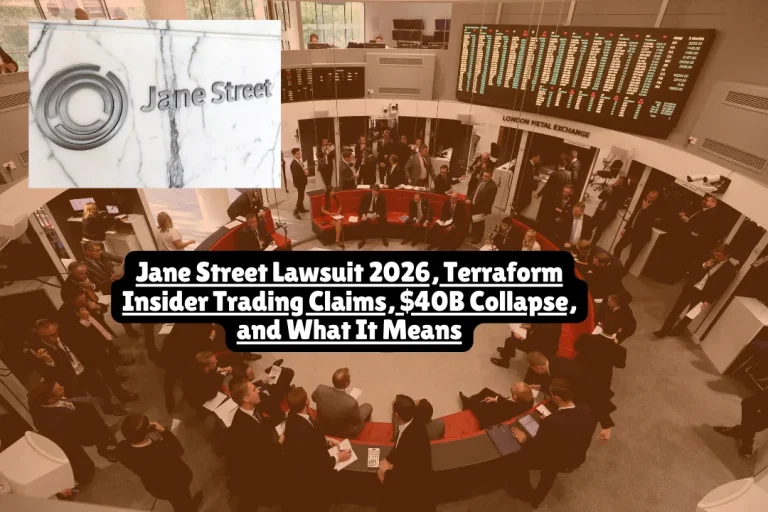 Jane Street Lawsuit 2026, Terraform Insider Trading Claims, $40B Collapse, and What It Means