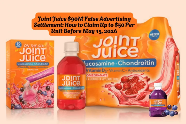 Joint Juice $90M False Advertising Settlement, How to Claim Up to $50 Per Unit Before May 15, 2026