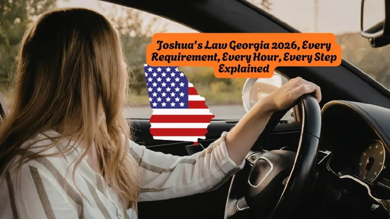 Joshua's Law Georgia 2026, Every Requirement, Every Hour, Every Step Explained