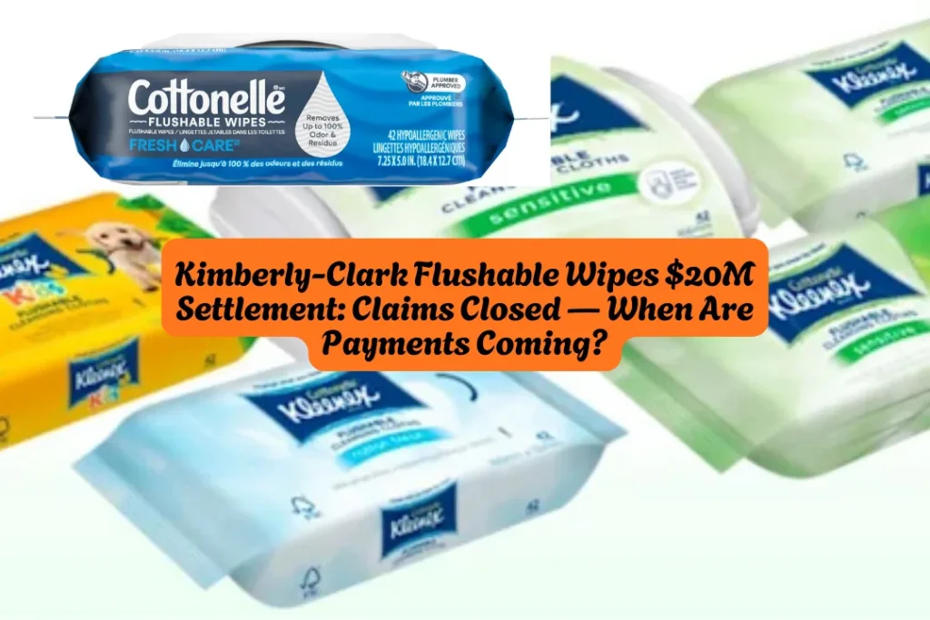 Kimberly-Clark Flushable Wipes $20M Settlement, Claims Closed — When Are Payments Coming