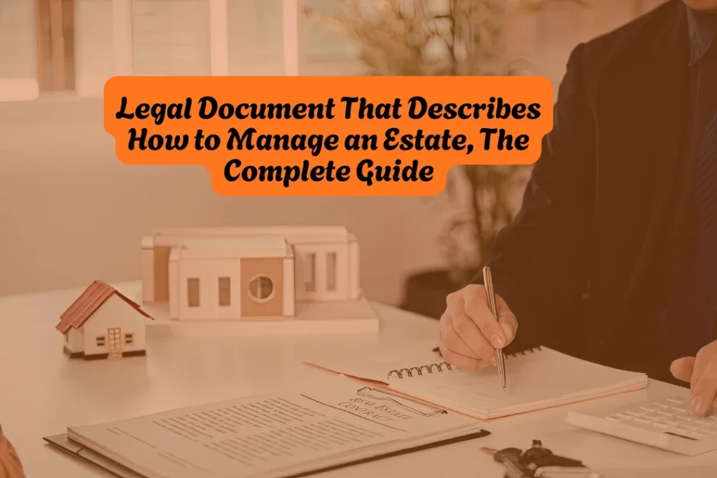 Legal Document That Describes How to Manage an Estate, The Complete Guide