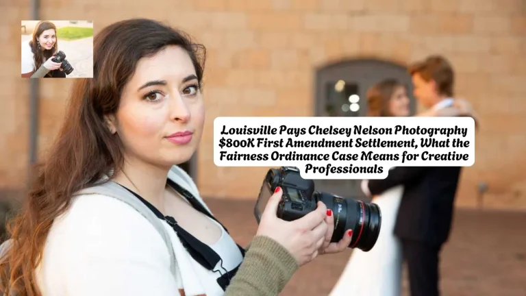 Louisville Pays Chelsey Nelson Photography $800K First Amendment Settlement, What the Fairness Ordinance Case Means for Creative Professionals