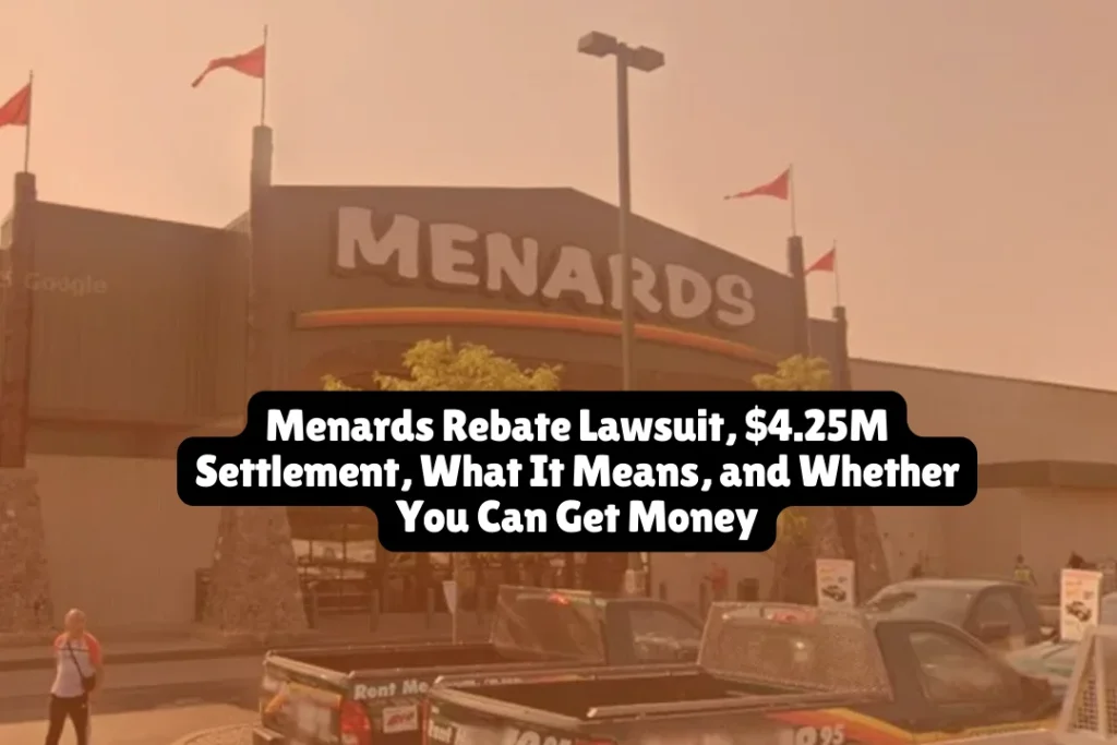 Menards Rebate Lawsuit, $4.25M Settlement, What It Means, and Whether You Can Get Money