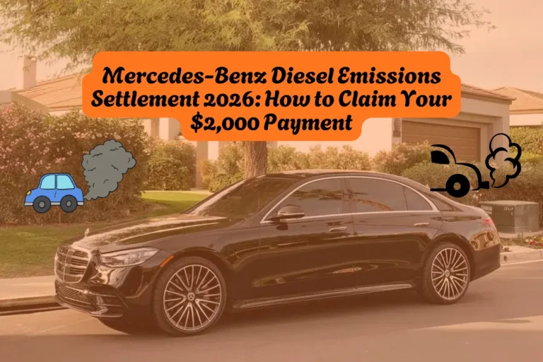 Mercedes-Benz Diesel Emissions Settlement 2026, How to Claim Your $2,000 Payment