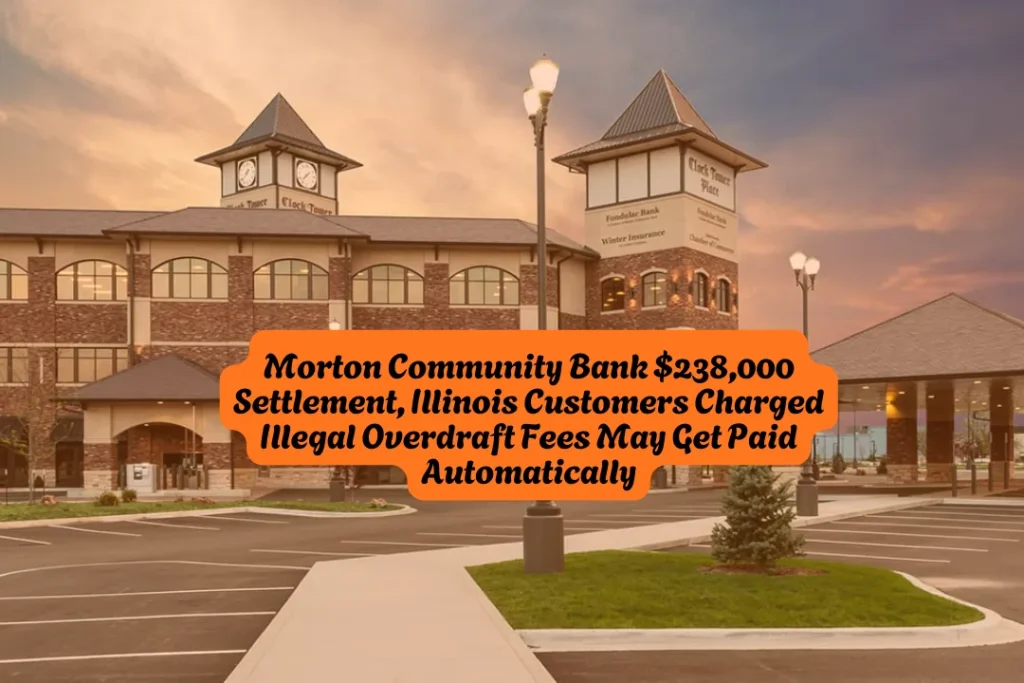 Morton Community Bank $238,000 Settlement, Illinois Customers Charged Illegal Overdraft Fees May Get Paid Automatically