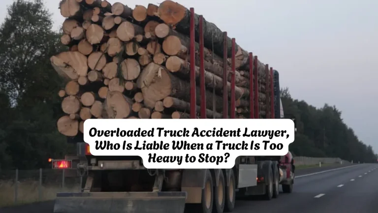 Overloaded Truck Accident Lawyer, Who Is Liable When a Truck Is Too Heavy to Stop