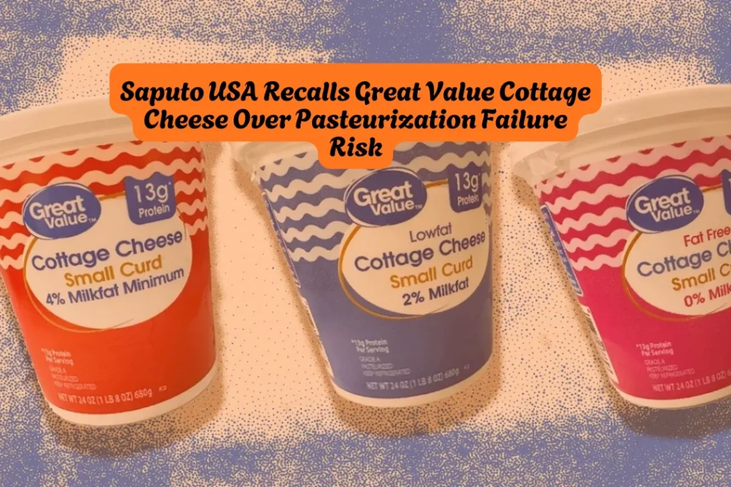 Saputo USA Recalls Great Value Cottage Cheese Over Pasteurization Failure Risk