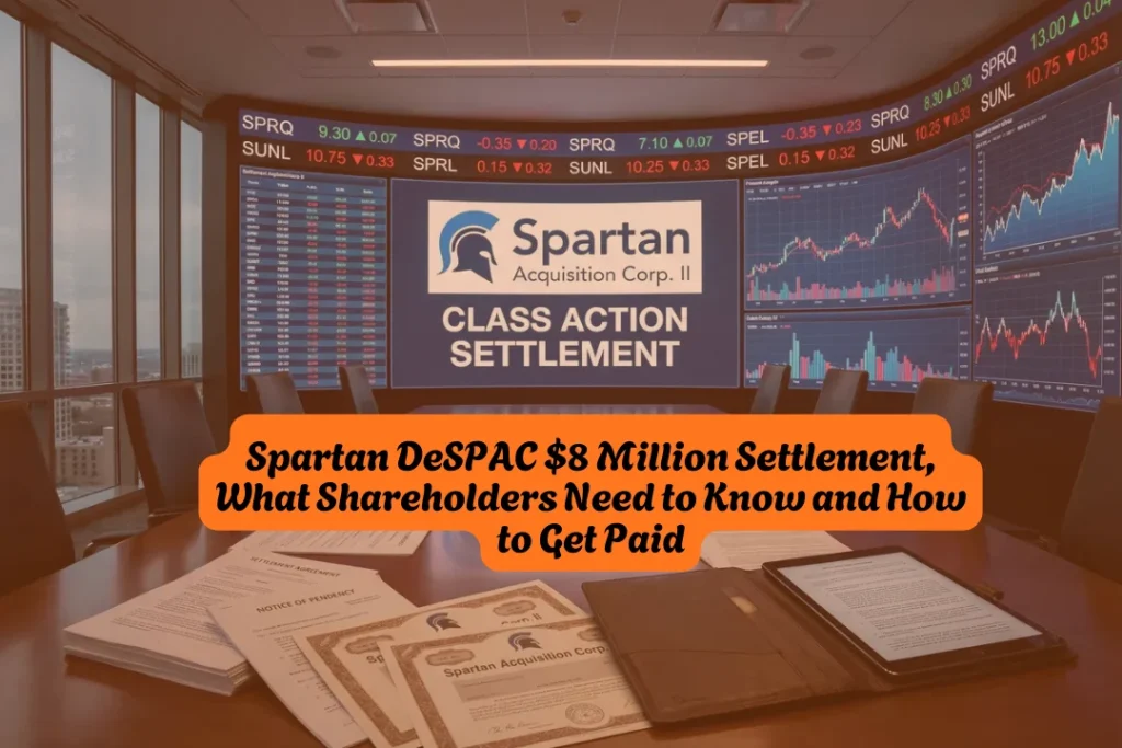 Spartan DeSPAC $8 Million Settlement, What Shareholders Need to Know and How to Get Paid