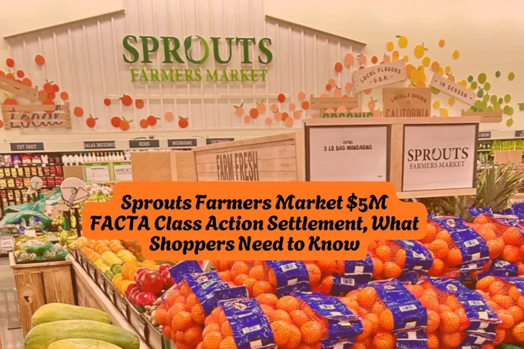 Sprouts Farmers Market $5M FACTA Class Action Settlement, What Shoppers Need to Know
