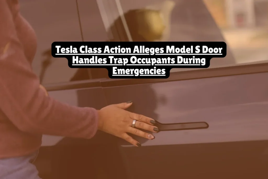 Tesla Class Action Alleges Model S Door Handles Trap Occupants During Emergencies
