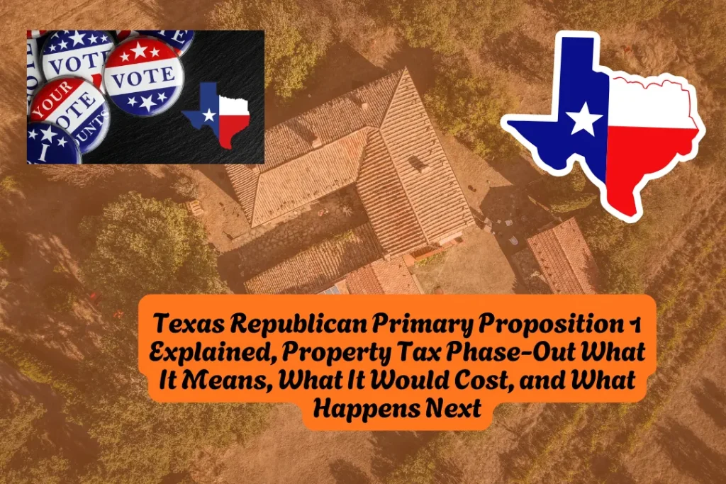 Texas Republican Primary Proposition 1 Explained, Property Tax Phase-Out What It Means, What It Would Cost, and What Happens Next