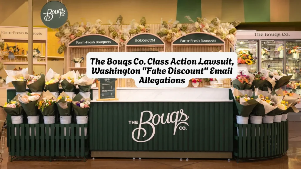 The Bouqs Co. Class Action Lawsuit, Washington Fake Discount Email Allegations