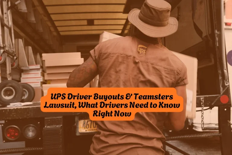 UPS Driver Buyouts & Teamsters Lawsuit, What Drivers Need to Know Right Now