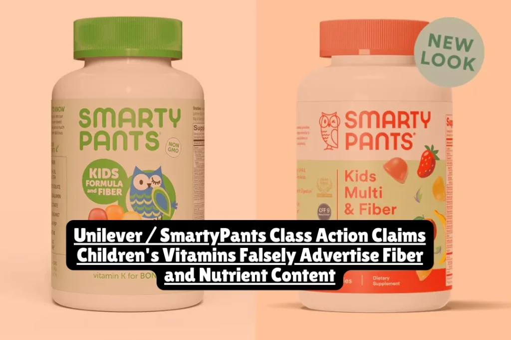 Unilever SmartyPants Class Action Claims Children's Vitamins Falsely Advertise Fiber and Nutrient ContentUnilever SmartyPants Class Action Claims Children's Vitamins Falsely Advertise Fiber and Nutrient Content