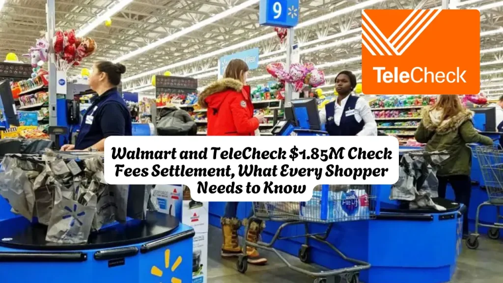 Walmart and TeleCheck $1.85M Check Fees Settlement, What Every Shopper Needs to Know
