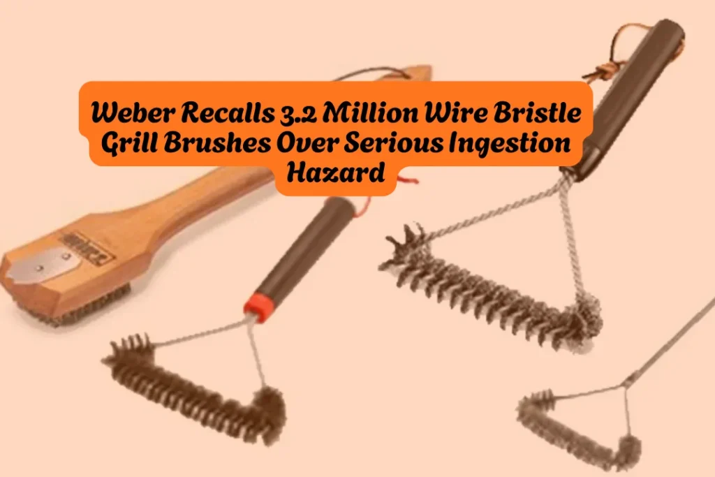 Weber Recalls 3.2 Million Wire Bristle Grill Brushes Over Serious Ingestion Hazard