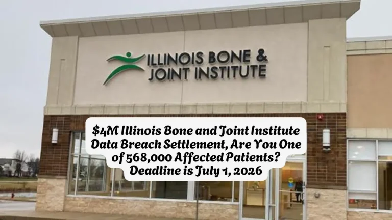 $4M Illinois Bone and Joint Institute Data Breach Settlement, Are You One of 568,000 Affected Patients Deadline is July 1, 2026