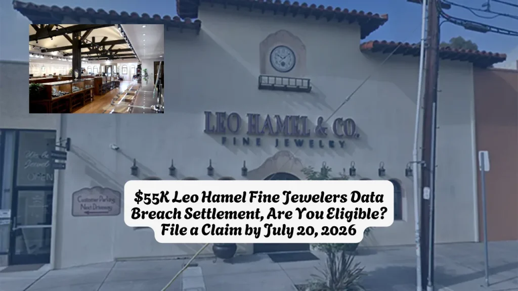 $55K Leo Hamel Fine Jewelers Data Breach Settlement, Are You Eligible? File a Claim by July 20, 2026