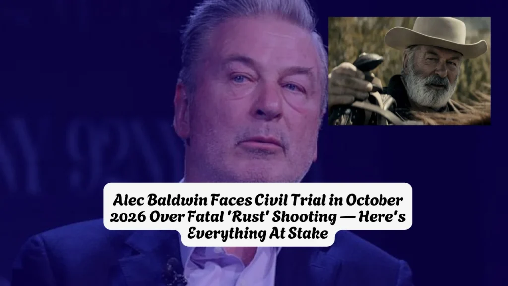 Alec Baldwin Civil Lawsuit, Rust Shooting Trial Date Set
