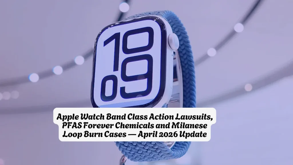Apple Watch Band Class Action Lawsuits, PFAS Forever Chemicals and Milanese Loop Burn Cases April 2026 Update