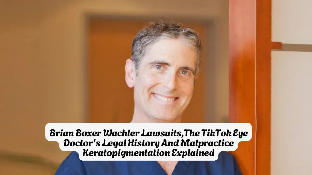 Brian Boxer Wachler Lawsuits,The TikTok Eye Doctor's Legal History And Malpractice Keratopigmentation Explained