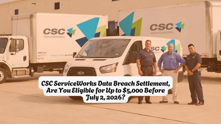 CSC ServiceWorks Data Breach Settlement, Are You Eligible for Up to $5,000 Before July 2, 2026?