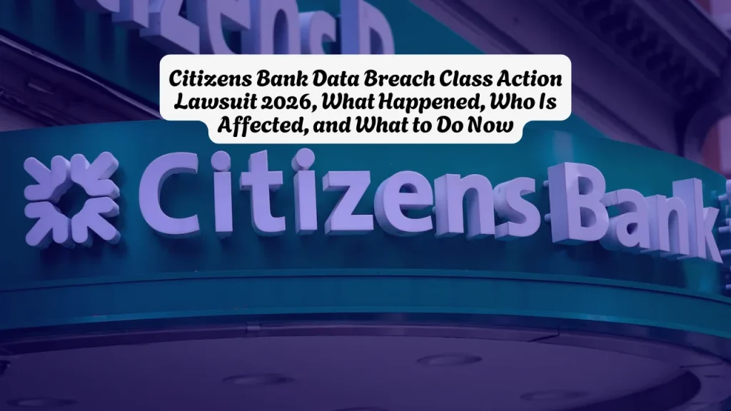 Citizens Bank Data Breach Class Action Lawsuit 2026, What Happened, Who Is Affected, and What to Do Now