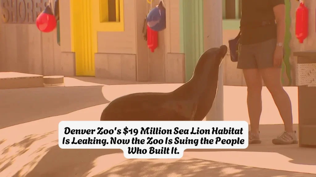 Denver Zoo's $19 Million Sea Lion Habitat Is Leaking. Now the Zoo Is Suing the People Who Built It.