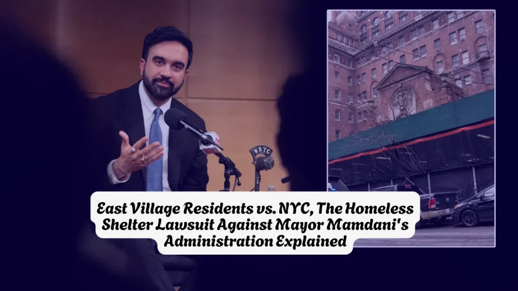 East Village Residents vs. NYC, The Homeless Shelter Lawsuit Against Mayor Mamdani's Administration Explained
