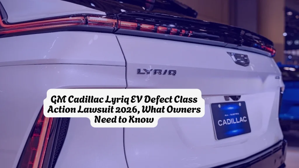GM Cadillac Lyriq EV Defect Class Action Lawsuit 2026, What Owners Need to Know