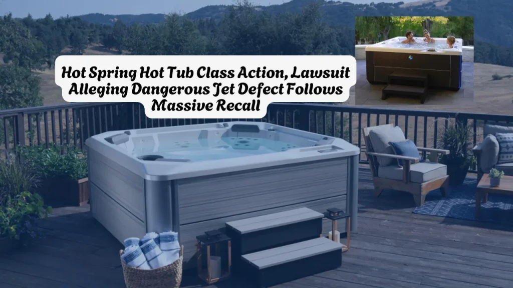 Hot Spring Hot Tub Class Action, Lawsuit Alleging Dangerous Jet Defect Follows Massive Recall