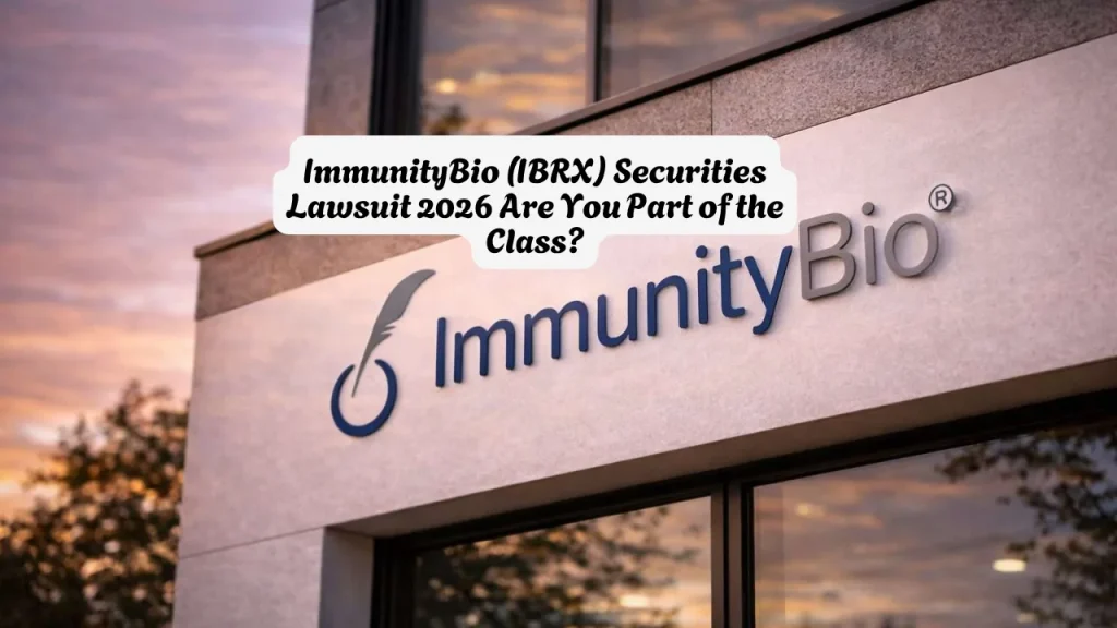 ImmunityBio (IBRX) Securities Lawsuit 2026 Are You Part of the Class