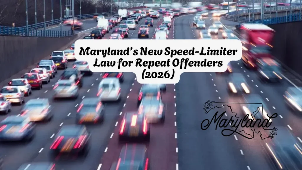 Maryland’s New Speed-Limiter Law for Repeat Offenders (2026) Maryland Now Require Speed Limiters 2 Maryland’s New Speed-Limiter Law for Repeat Offenders (2026) Maryland Now Require Speed Limiters