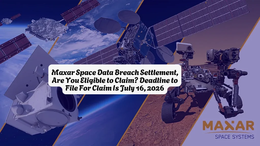 Maxar Space Data Breach Settlement, Are You Eligible to Claim? Deadline to File For Claim Is July 16, 2026